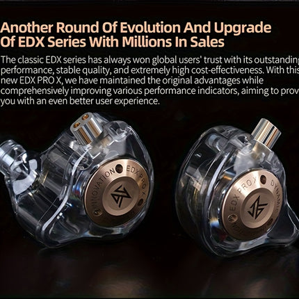 Ear Monitor Headphones - Exceptional Stereo Sound, Noise Cancelling, Wired IEM Earphones
