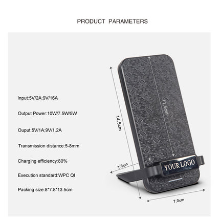 Q8 Black Wireless Charger Bracket