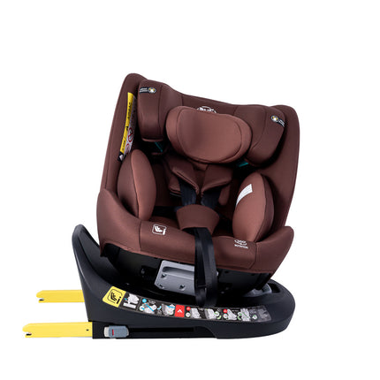 Chair BUF BOOF Isize Coffee with Isofix Position 165 Degrees Rotatable 360 Degrees