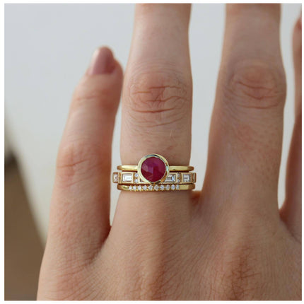 Stylish And Simple Personality Women's Ring