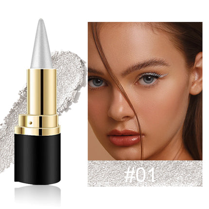 Womens Quick-drying Waterproof, Easy-to-apply Smudge-proof Eyeliner Cream