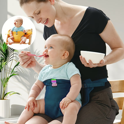 1pc Children's Dining Safety Belt for High Chairs, Foldable and Adjustable Buckle Design,