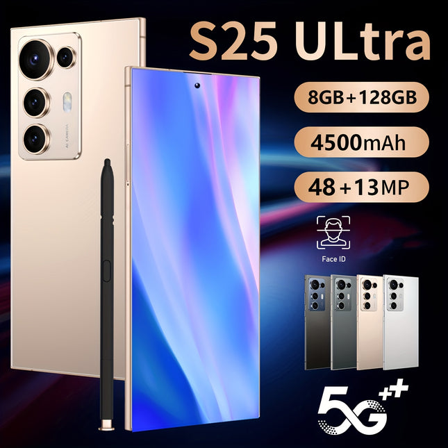 S25 Ultra Android 5G Smartphone Compatible for - Unlocked Dual Phone System (6.8”/8GB+128GB + 3.5”/3GB+64GB)
