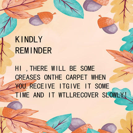 1pc, Nordic Style Solid Color High-Density Long Plush Mat, Beige Rectangular Living Room Mat,