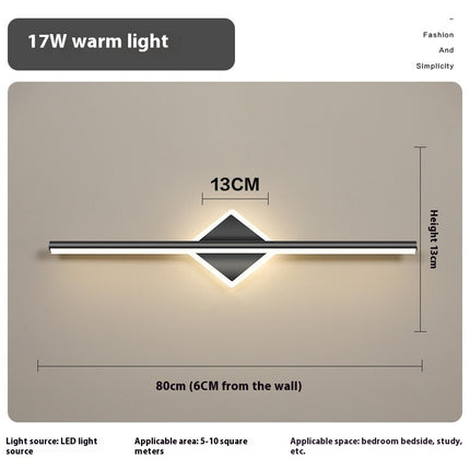 Makeup Mirror Dressing Table Led Fill Light Simple Wall Lamp