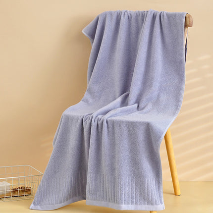 Pure Cotton Bath Towel Thickened Plus-sized Household Hotel Soft Absorbent Lint-free