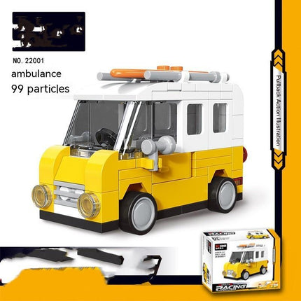 Building Block City Recycling Car Assembly Toy