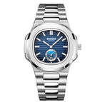 White Steel Blue Face