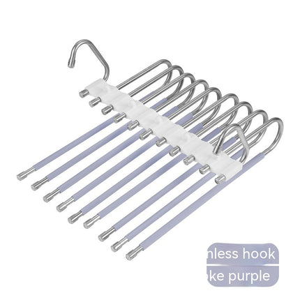 Retractable Multifunctional Stainless Steel Folding Coat Hanger