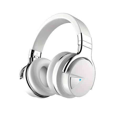 Active Noise Cancelling Wireless Headphones, 30H Playtime, with Microphone,