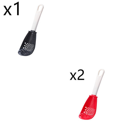 Multifunctional Slotted Spoon Grinding Cooking Spoon Mashed Auxiliary Food Ginger Garlic Spoon Press Potatoe Stir-frying Spatula Kitchen Gadget