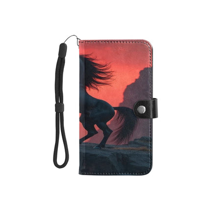 Flip Leather Purse for Mobile Phone(Model1704)