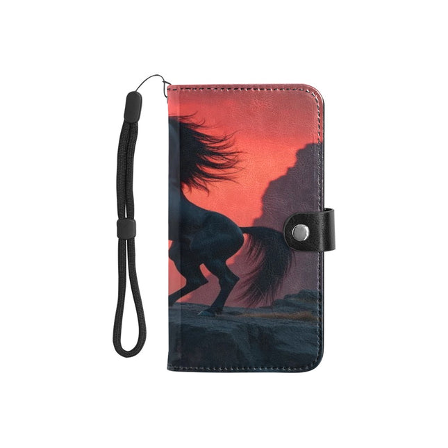 Flip Leather Purse for Mobile Phone(Model1704)