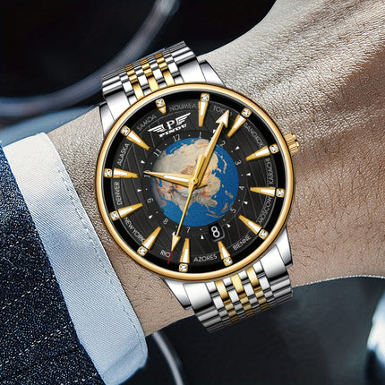 Men'S Automatic Watch - Business & Formal Watch with Stainless Steel Strap, Mechanical Movement,