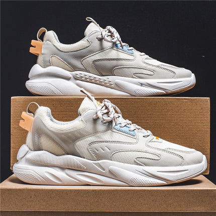 Men's Lightweight Breathable Sneakers - Slip-Resistant Outsole, Cushioned EVA Insole