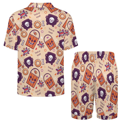 Ice silk  Short sleeved pajama set