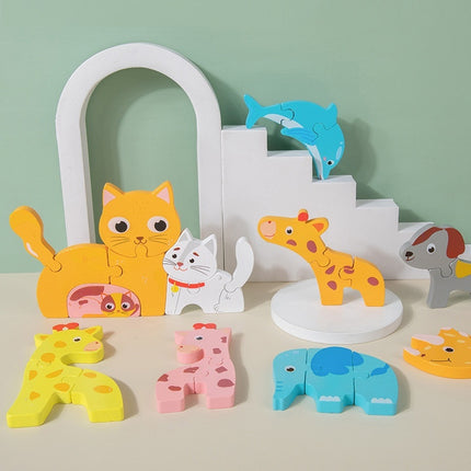 Children's Large 3D Puzzle Model Wooden Puzzle