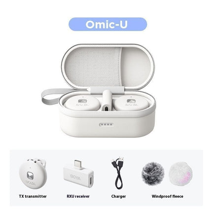 Boya Two-in-one Collar Clip Wireless Microphone