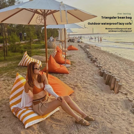 Portable Courtyard Bean Bag Outdoor Leisure Recliner