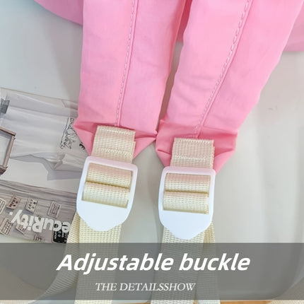 Lightweight Nylon Backpack for Ages 3-14 with Adjustable Straps, Casual Style,