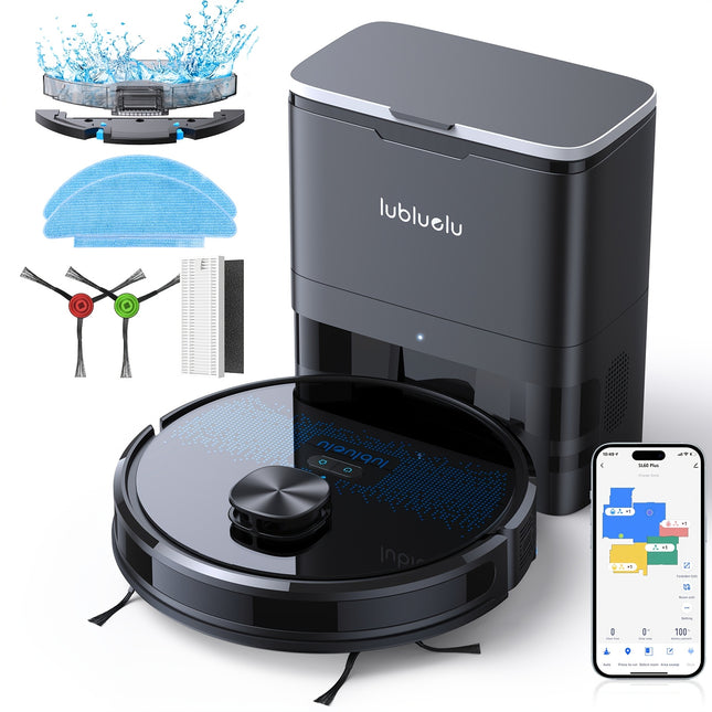 Lubluelu SL60 Plus Robot Vacuum: Features a 2.5L Self-Emptying Station That Lasts for 60 Days
