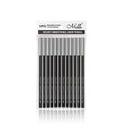 Black / A set of12