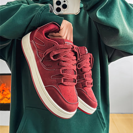 Vintage Style Skateboard Sneakers] 1pair Vintage Style Men'S Casual Sneakers