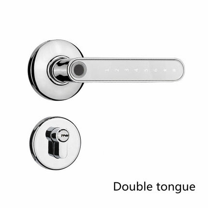 Compatible With Apple, Fingerprint Door Lock Smart Bluetooth Password Handle Lock APP Unlock Keyless Entry Works With IOS Android
