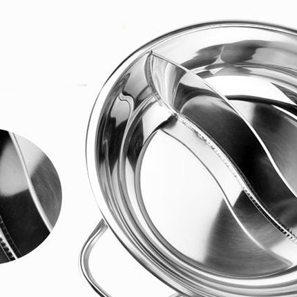Stainless Steel Mandarin Duck Pot Household Small Hot Pot