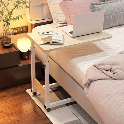 Adjustable Rolling Laptop Desk | Portable Workstation for Home, Office, Bedside