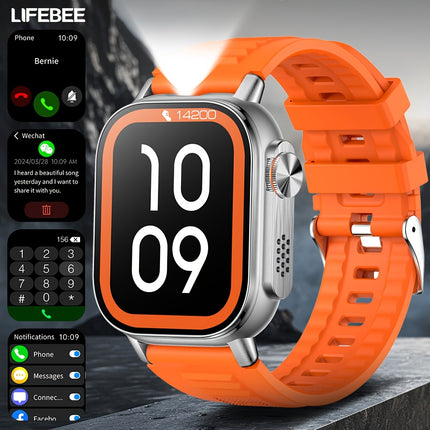 Smart Watch Full Screen Smartwatch Wireless Calling with Automatic Motion Recognition 100+ Sports