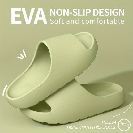 7 set EVA Slippers Women'S Home Sandals Non-Slip Indoor Slippers Comfortable Soft Cloud Slippers Beach,
