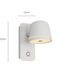 Pearly white / Square base / 5W