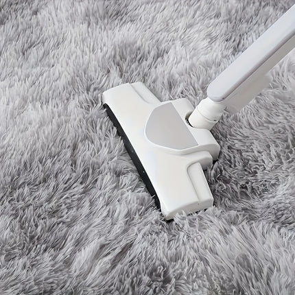 A 0.6MM High-Density Rebound Sponge Material, One Gray Tie-Dye Fluffy Soft Living Room Carpet,