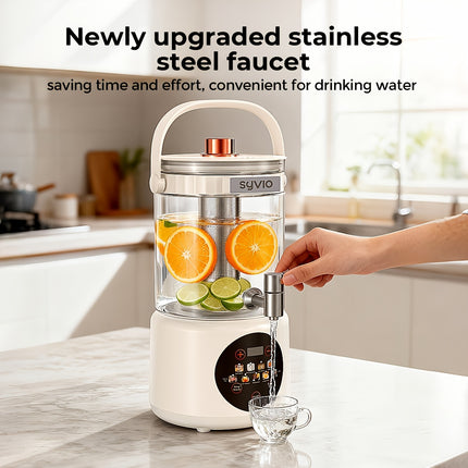 Electric Tea Kettle Health Kettle with Temperature Control | 1200W Fast Heating, 9 Presets