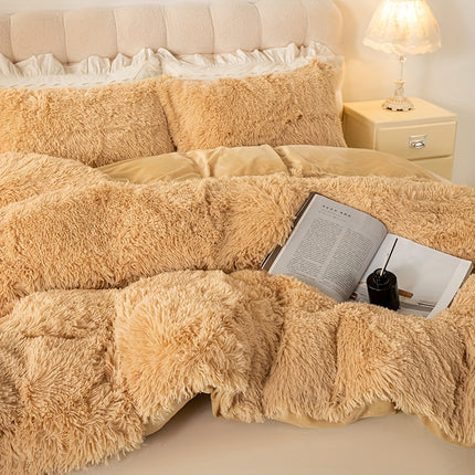 Duvet Cover Set, Winter Bedding, Machine Washable, Zipper Closure