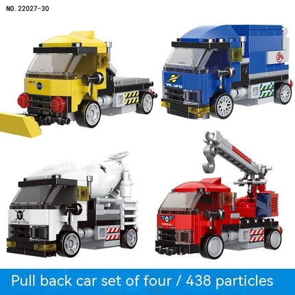 Building Block City Recycling Car Assembly Toy