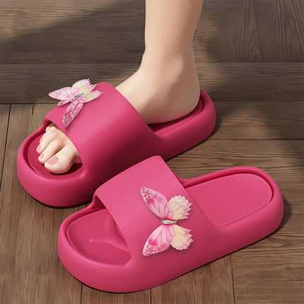 4 pcs set Butterfly Pattern Flip-Flops omfortable EVA Material,