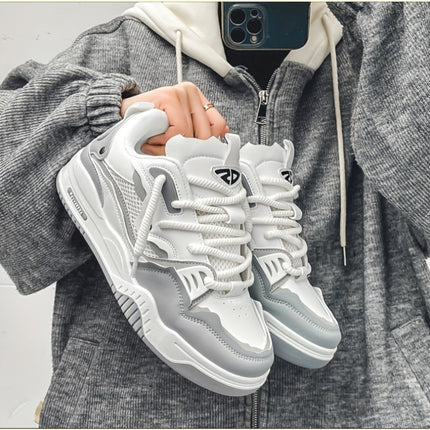 Lightweight Comfortable Athletic Shoes, Lace-Up Casual Running Walking Sneakers