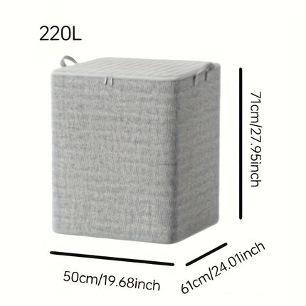 Fabric Storage Bins with Lids and Handles, 1pc Large Capacity Dustproof