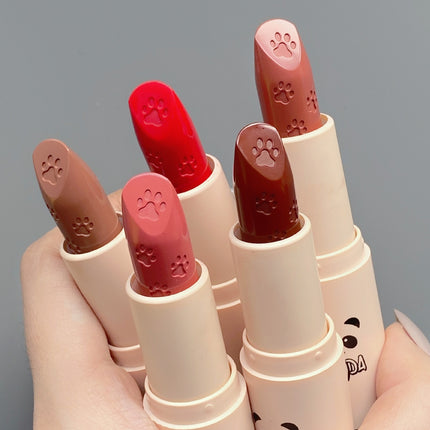 Little White Tube Lipstick Student Matte Velvet Matte Lipstick Lipstick Is White