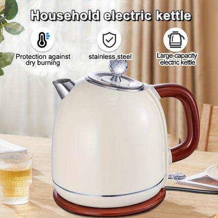 Retro-style electric kettle, 58 ounces large capacity, automatic shutdown and dry-burning protection,