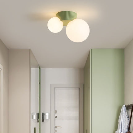 Full Spectrum French Cream Style Aisle Ceiling Lamp Modern Minimalist