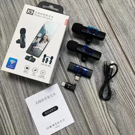 Collar Clip Microphone Outdoor Video Recording Wireless Microphone