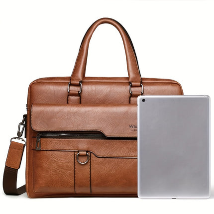Tote Bag, Multi-Pocket Lightweight Portable Casual Minimalist Men's Bag, Fashionable