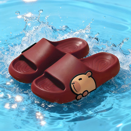 3 pcs Lightweight Slippers - Slip-On Low-Top House, Soft Cushioned Sole for Bathroom, Beach,