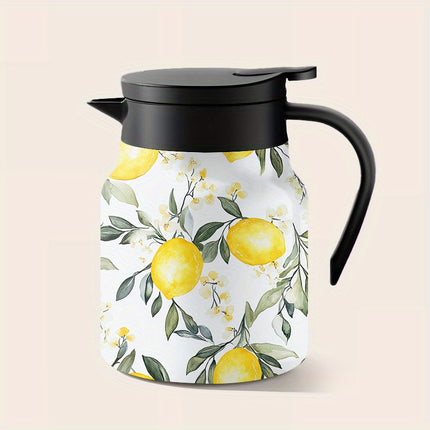 Stainless Steel Teapot And Coffee Pot with a Bohemian Tribal Design, Featuring a Tea