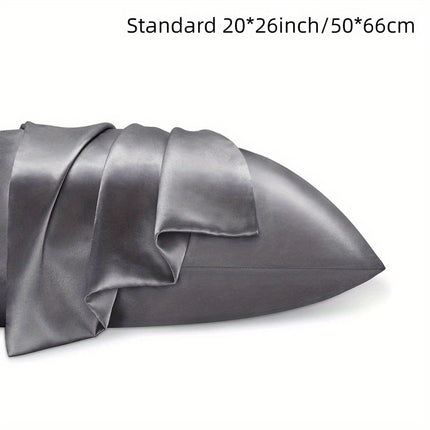 Satin Cloth Solid Color Pillowcase