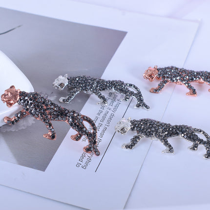 Brooch, Silk Scarf Buckle, Animal Rhinestones