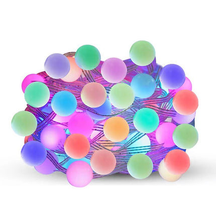 Ball Rubber-covered Wire Holiday Decoration Point Control Atmosphere Colored Lights
